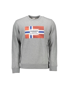 Серый хлопковый свитер Napapijri