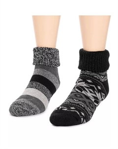 Мужские короткие термоноски (упаковка 2 пары), мультиколор Muk luks