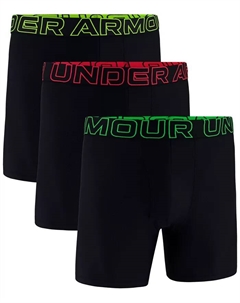 Мужские функциональные боксеры Performance Tech Mesh Solid 6" – комплект из 3 штук, мультиколор Under armour