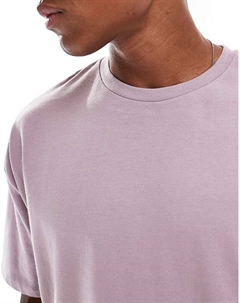 DESIGN – Essential – футболка oversize фиолетового цвета, 240 г/м² Asos