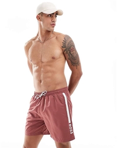 – Дельфин – Красные шорты для плавания Boss