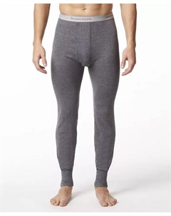 Мужское термобелье из двухслойной хлопковой смеси Long Johns, серый Stanfield's