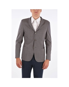 CC COLLECTION Блейзер НАГРАДА Sfoderato con Motivo Pied de Pou, серый Corneliani