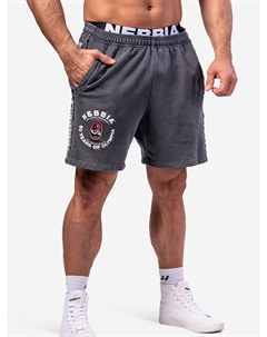 Шорты спортивные Washed Sweat Shorts LEGEND 786, Черный Nebbia