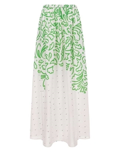 Юбка из хлопка и шелка Хохлома х алена ахмадуллина