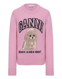 Шерстяной свитер Ganni