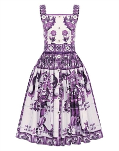 Хлопковое платье Dolce&gabbana