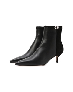 Кожаные ботильоны Kiton