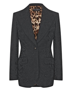 Жакет из хлопка и шелка Dolce&gabbana