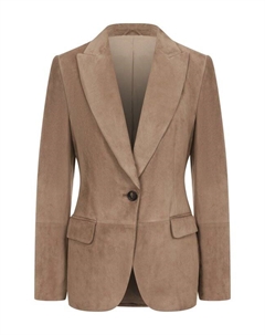 Замшевый жакет Brunello cucinelli