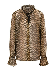 Блузка из вискозы Ganni