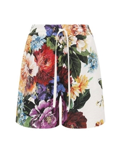 Шорты из вискозы и хлопка Dolce&gabbana