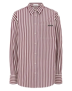 Хлопковая рубашка Brunello cucinelli