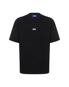 Хлопковая футболка Hugo blue