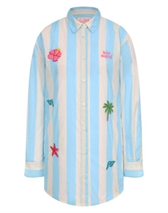 Хлопковая рубашка Mc2 saint barth