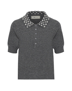 Джемпер-поло, серый Blumarine