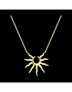 Колье из золоченого серебра Sokolov