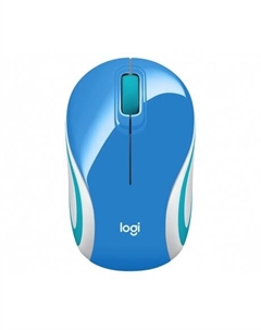 Мышь Wireless Mini Mouse M187 Blue USB Logitech