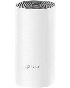 Точка доступа Deco E4(1-pack) AC1200 Mesh, до 300 Мбит/с на 2,4 ГГц + до 867 Мбит/с на 5 ГГц, 2 встроенные антенны, 2 порта 10/100 Мбит/с (авт Tp-link