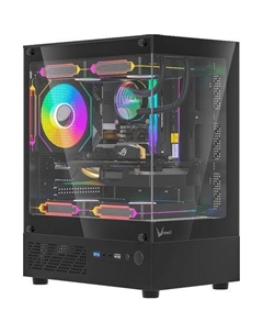 Корпус mATX Crystal Z1CM, Mini-Tower, без БП, черный Formula