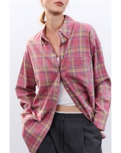 Рубашка хлопковая в клетку Befree