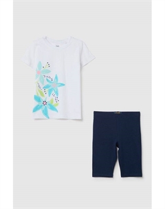 Комплект хлопковый из футболки и шорт Ovs