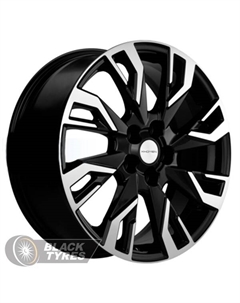Литой диск KHW1809 7x18/5x112 D57.1 ET43, Черные Khomen wheels