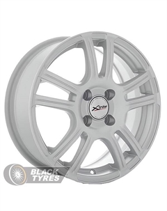 Литой диск X-105М 6x15/4x100 D54.1 ET45, Серебристые X-trike