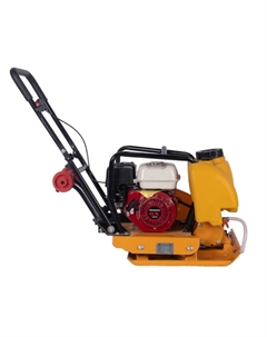 Виброплита TOR C-60(E) 1018812, 60 кг, 11 кН, Honda, бак, колесный комплект Tor