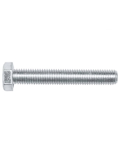 Болт SMC1-74592-50, М10х25 мм, шестигранный, цинк, класс прочности 8.8, DIN 933, 50 шт. в картонной упаковке Starfix