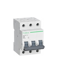 Выключатель автоматический Systeme Electric C9F34320 City9 Set трехполюсный (3P/3П) 20А C 4.5кА (C9F34320) Systeme electric