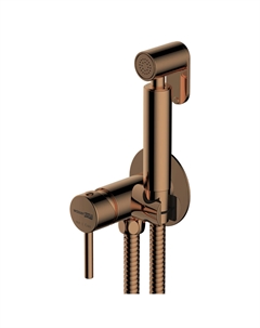 Смеситель с гигиеническим душем встраиваемый WasserKraft со скрытой частью в комплекте золото (A70938) Wasserkraft