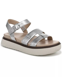 Женские сандалии Solana на тонких ремешках, серый Vionic