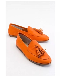 Мокасины Mona с кисточками из мягкой кожи, оранжевый Forever & always shoes