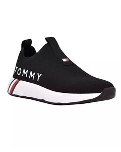 Алиа Спортивные Вязаные Слипоны, красный Tommy hilfiger