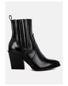 Ботинки Cornus Snake Print с принтом змеиной кожи, черный London rag