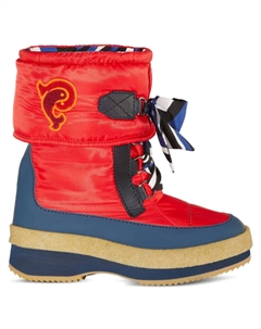 Ботинки для снега Iride с бантом из ленты, красный Pucci
