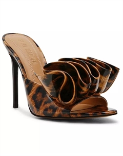 Женские туфли-мюли Affinity Ruffle на высоком каблуке, желтый Steve madden