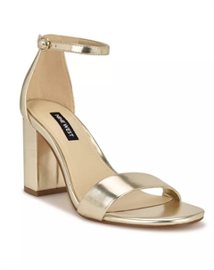 Женские босоножки Toniann с открытым носком, золотой Nine west