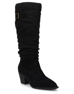 Женские сапоги Kaleah с заостренным носком и удобной свободной посадкой, черный Journee collection