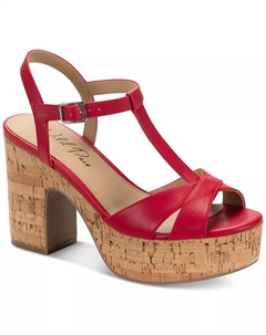 Джиллиен Платформа Туфли-сабо на высоком каблуке, красный Wild pair