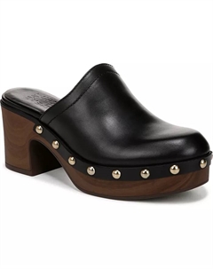 Женские платформенные сабо Bailey с круглым носком, черный Naturalizer