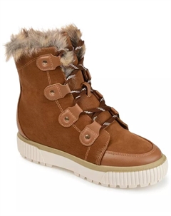 Женские зимние ботинки Foam Glacier, коричневый/бежевый Journee collection