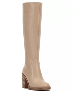 Женские ботинки Gibi до колена на платформе с широким голенищем, коричневый/бежевый Vince camuto