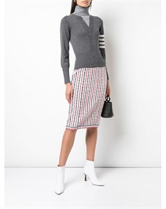 Thom browne свитер в полоску 40 серый Thom browne