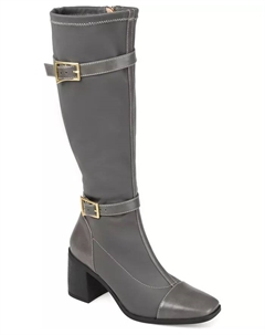 Женские сапоги Gaibree с широким голенищем, серый Journee collection