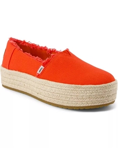 Женские эспадрильи Valencia на платформе с закрытым носком, золотой Toms