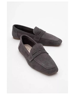 Мокасины Morne из замши и кожи, серый Forever & always shoes