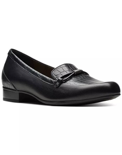 Женские лоферы Juliet Shine на плоской подошве, черный Clarks