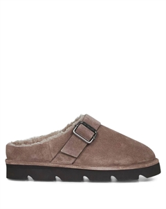 Мюли с пряжкой и ремешком, коричневый Brunello cucinelli